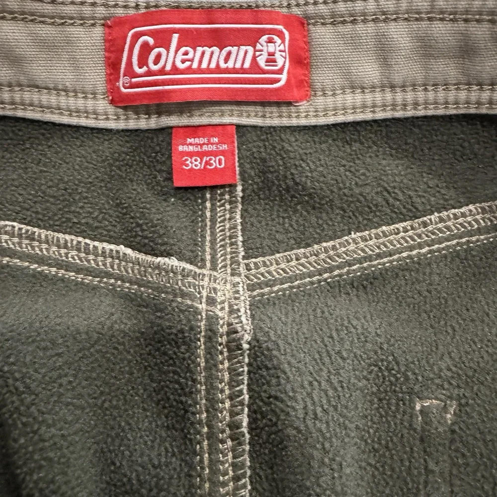 Coleman Men's Utility Pants Fleece Lined, 6-Pocket 36/30 Relaxed‎ Fit